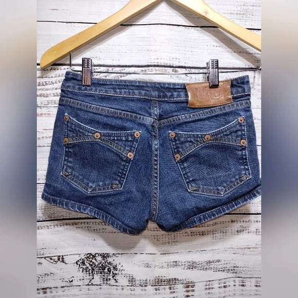 Marc by Marc Jacobs Y2K Sailor Button Denim Shorts Blue Women’s Size 0 - Picture 5 of 7